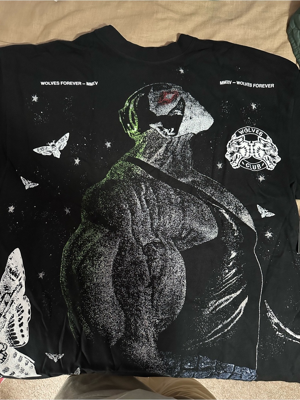 Wolves Club Graphic Bane Black Tee